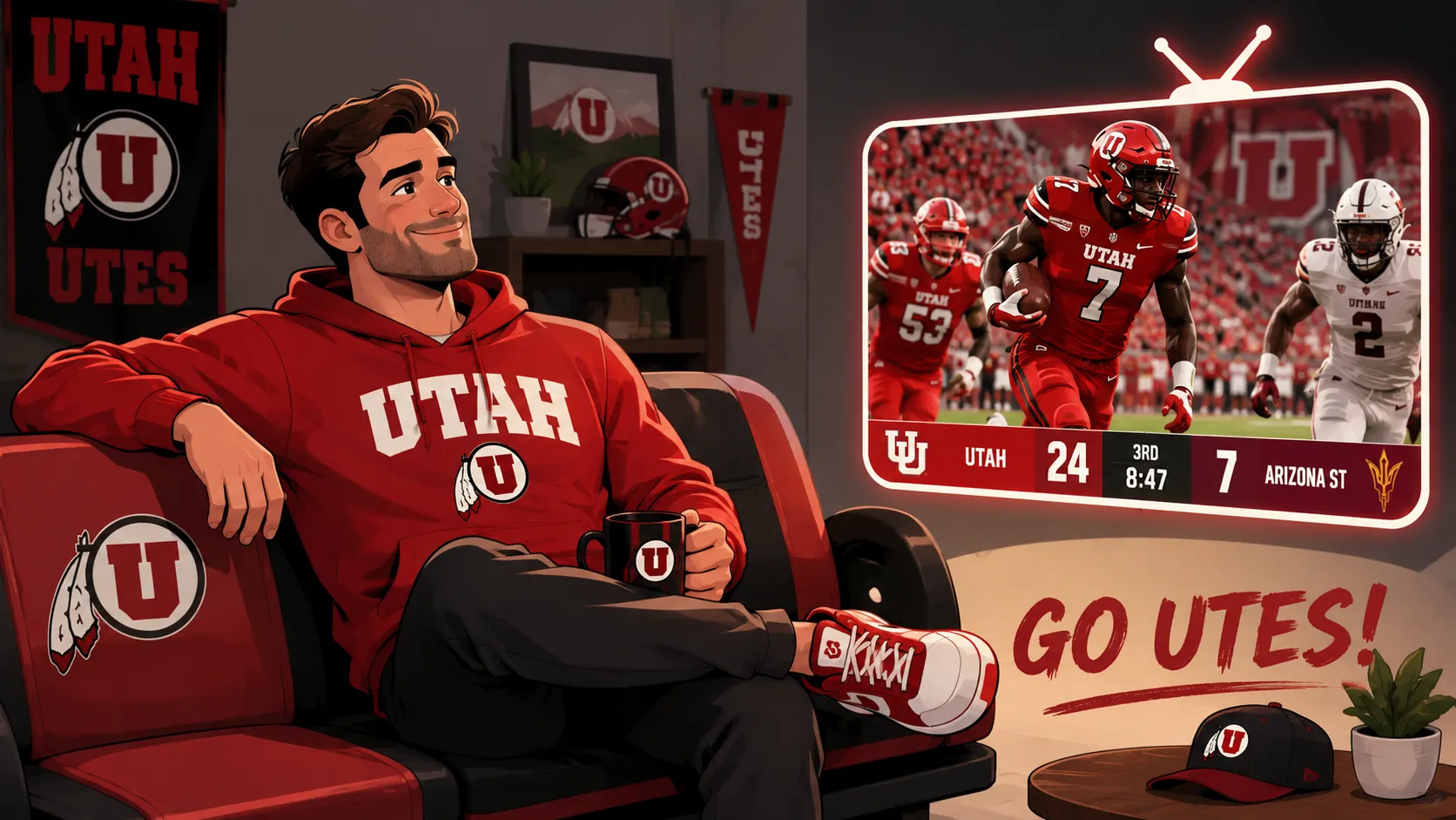 What Channel Is the University of Utah Football Game on